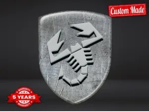 Fiat Abarth Emblemas Auto Universal Alta Calidad Resistentes